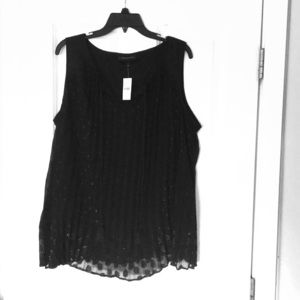 Lane Bryant sheer tank with built in cami. Sz 18